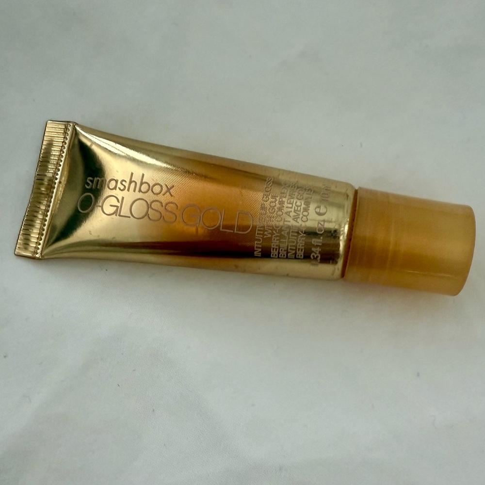 SOLD RARE Smashbox O-Gloss Gold Intuitive Lip Gloss Goji BerryC Complex Peach